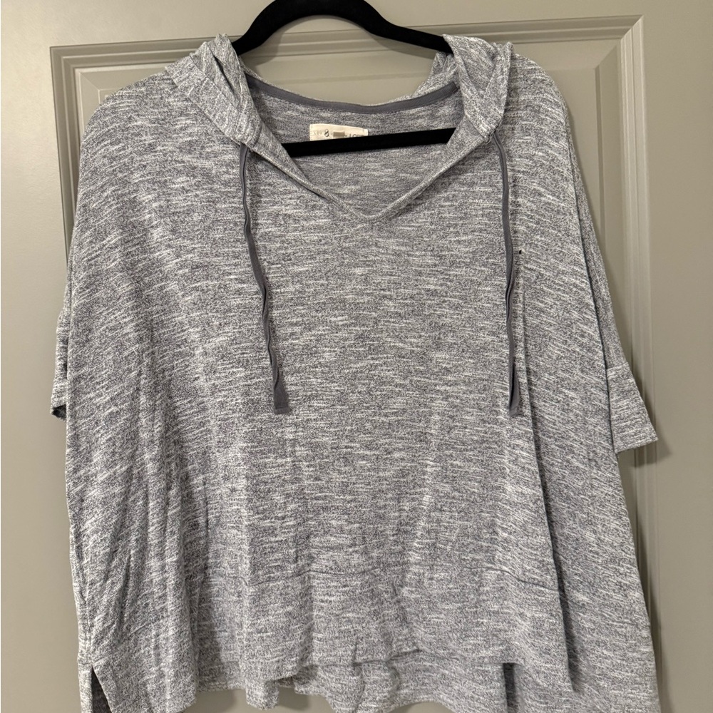 Heather Gray Women's Hooded Sweatshirt